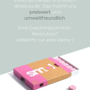 Smol Geschirrspültabs gratis testen - 1 Euro Versandkosten tragt man selbst