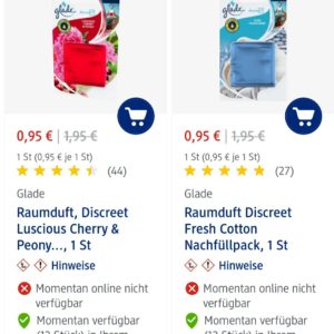 GRATIS 3x Glade Raumduft Nachfüllpack bei dm dank genialer Kombi