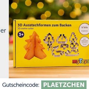 GRATIS &#034;myToys Plätzchenausstecher&#034; (Neukunden) &#043; 10%/15% Rabatt auf Adventskalender bei myToys