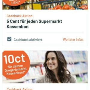 *Freebies möglich* 10 Cent auf viele Kassenbons (Supermarkt, Baumarkt, Drogerie etc.) -Smhaggle