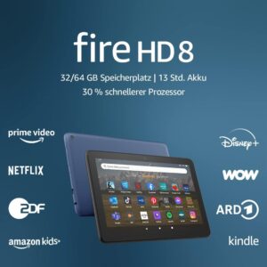 💁‍♂️ Amazon Fire HD 8 Plus (32GB) für 29,99€ (statt 65€) || Fire HD 8 Tablet (64GB, mit Werbung) für 34,99€ (statt 80€)