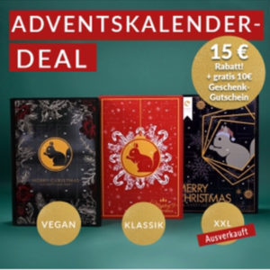 15€ Rabatt auf Adventskalender und 10€ Gutschein von KERNenergie