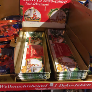 gratis Dekotablett beim Kauf von Lindt Weihnachtsbeuteln Edeka