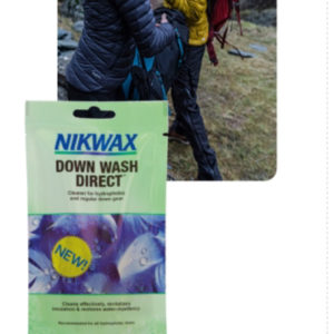 Gratis Probe Nikwax Reinigungsmittel für Daunen Kleidung Ausrüstung