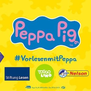 GRATIS zum bundesweiten Vorlesetag: kostenlose Broschüre &#034;*Vorlesen mit Peppa*&#034; mit Malbildern &amp; Geschichten für Kinder in Kindergärten/Vorschulen/Grundschulen