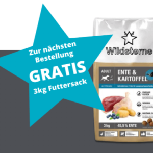 GRATIS 3 kg Wildsterne Futtersack für Hunde kostenlos bei Zoo24 (nur 3,90 VSK)