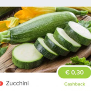 0,30€ Cashback auf Zucchini Marktguru App