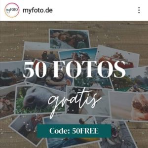 Gratis 50 Fotos ohne Versandkosten *für Neukunden*