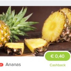 0,40€ Cashback auf Ananas Marktguru App