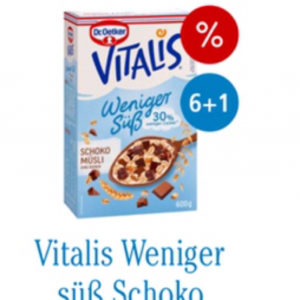 6&#043;1 Aktion Vitalis Müsli und gratis Naked Cake Backmischung Dr. Oetker Shop