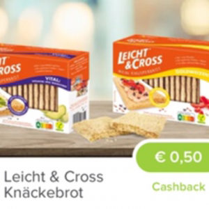 0,50€ Cashback Knäckebrot Leicht &amp; Cross Marktguru