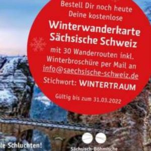 GRATIS Winterwanderkarte Sächsische Schweiz per Mail