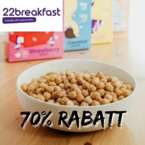 70% Rabatt auf Frühstücks-Cerealien - Ohne Zuckerzusatz | 44% weniger Kohlenhydrate | High Protein