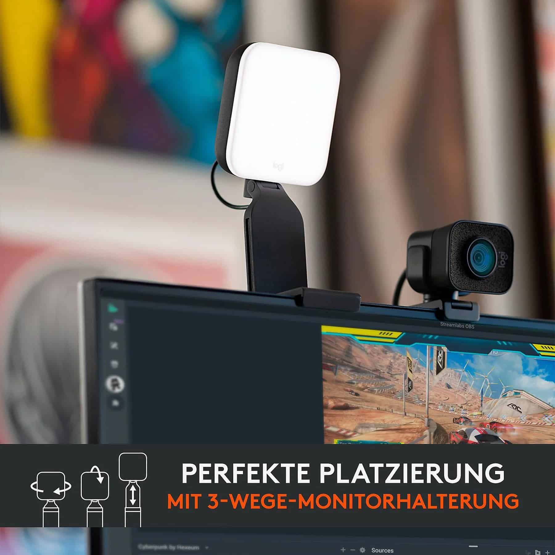 Premium LED Streaming-Licht Logitech Litra Glow