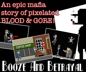 GRATIS Spiel „Booze and Betrayal“ kostenlos downloaden bei itch.io für Windows