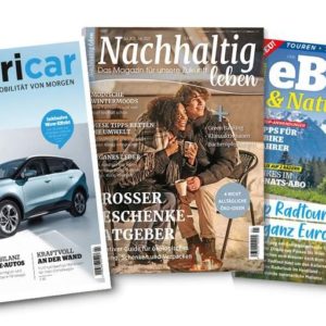 GRATIS bis 3 Zeitschriften ein Leben lang digital kostenlos (eBike &amp; Natur / electricar / Nachhaltig leben)