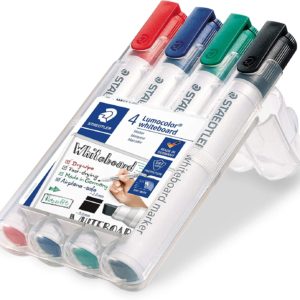 4 Staedtler Lumocolor Whiteboard Marker für 3€ (statt 6€)