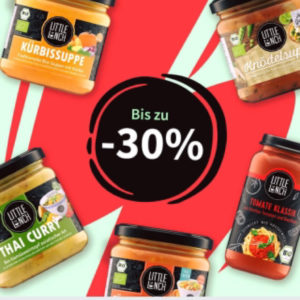 -20% Flaschsale Little Lunch Biosuppe im Glas