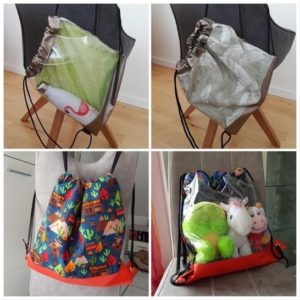 GRATIS Schnittmuster für einzigartigen *TURN!AROUND Clearbag* kostenlos downloaden bei Makerist