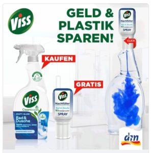 Viss Kraft &amp; Glanz Badreiniger kaufen - bei DM online- und Nachfüller gratis bekommen