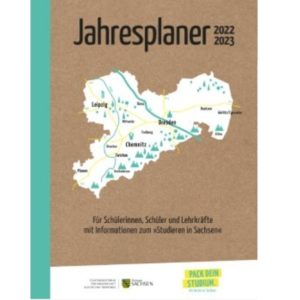 GRATIS &#034;Jahresplaner 2022/2023&#034; (Wochenkalender für Schülerinnen, Schüler und Lehrkräfte) kostenlos in Sachsen  