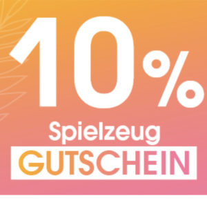 Babymarkt: 10 % Rabatt auf das gesamte Spielzeug-Sortiment