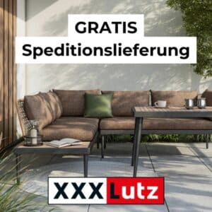 XXXLutz: Gratis Lieferung per Spedition (statt 50€)