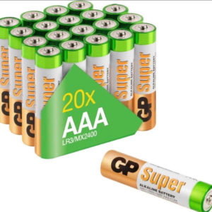 20x GP Batteries Super Alkaline AAA ab 3,33€ (statt 9€) [Otto Lieferflat]