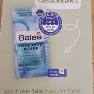 Balea Hyaluron Maske Gratis