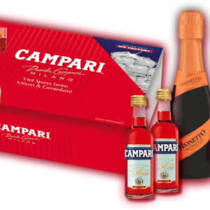 GRATIS Campari Spritz Probierset oder garantiert den digitalen Cocktailführer von Campari mit handverlesenen Rezepten zum Selbst Mixen und genießen