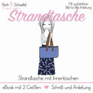 GRATIS Schnittmuster Strandtasche “Pech&amp;Schwefel” kostenlos (statt 3,90€) in zwei Größen downloaden