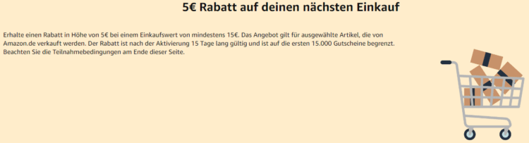 Amazon Rabatt