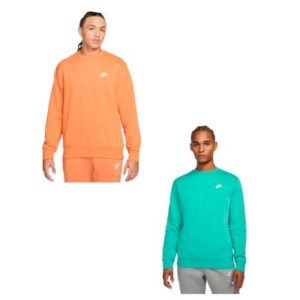 Nike Sweater Sportswear Club Crew BB (türkis oder orange9 für 27,99€ (statt 36€)