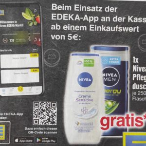 Vorankündigung [Edeka Südbayern] Gratis Nivea Pflegedusche 250ml ab 5€ Einkaufswert