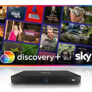 GRATIS neue Streamingdienst Discovery+ 1 Jahr kostenlos für Kunden von Sky Q