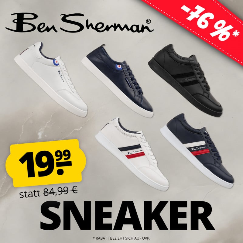 Thumbnail 😍 Ben Sherman Sneaker für 19,99€ zzgl. Versand