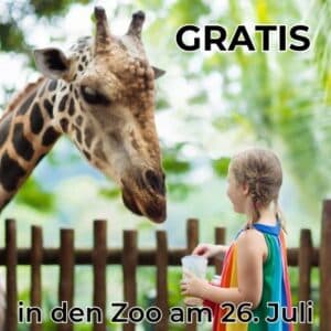 🦁 GRATIS: freier Eintritt in die 17 Zoologischen Gärten und Tierparks in Mecklenburg-Vorpommern am 26.07.2024 für Kinder bis 14 Jahre