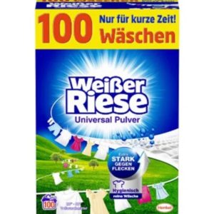 100WL Weißer Riese Universal Pulver Waschmittel ab 7,99€ inkl. Versand (statt 14,94€)