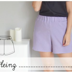 GRATIS Schnittmuster für Damen-Shorts in Gr. 34-50 kostenlos statt für 6,90€ downloaden bei Konfetti Patterns