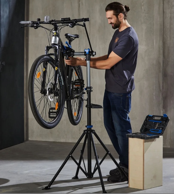 🚲 crivit Fahrrad Montageständer für 24,99€ zzgl. Versand - auch für  E-Bikes geeignet