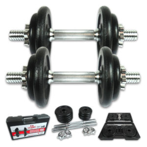 🏋️‍♀️ 20kg Kurzhantelset  30mm mit Koffer für nur 39,99€ (statt 70€)