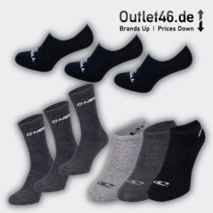 🧦 27x O'Neill Quarter Socken / Sportsocken in versch. Farben für 31,41€ - nur 1,16€/Paar