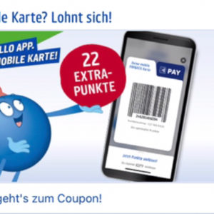 Payback App: 22 Punkte gratis bei Nutzung der digitalen Karte (Personalisiert?)