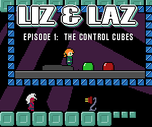 GRATIS Spiel „Liz &amp; Laz: The Control Cubes“ kostenlos downloaden bei itch.io