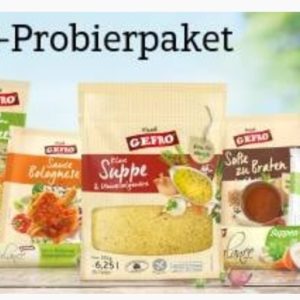 GRATIS Probierpaket bei Gefro bestellen (Neukunden)