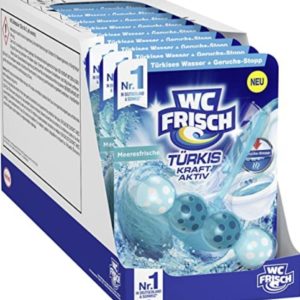 🚽WC FRISCH Türkis Kraft Aktiv Meeresfrische 10er Pack bei Amazon für 12,49€