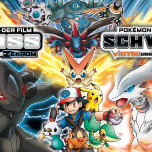 GRATIS "Pokémon - Schwarz - Victini und Reshiram" + "Pokémon - Weiß – Victini und Zekrom"  kostenlos downloaden + streamen (Pokémon-TV) bis 02.09.22