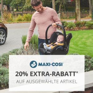 20% Rabatt auf Maxi Cosi bei babywalz