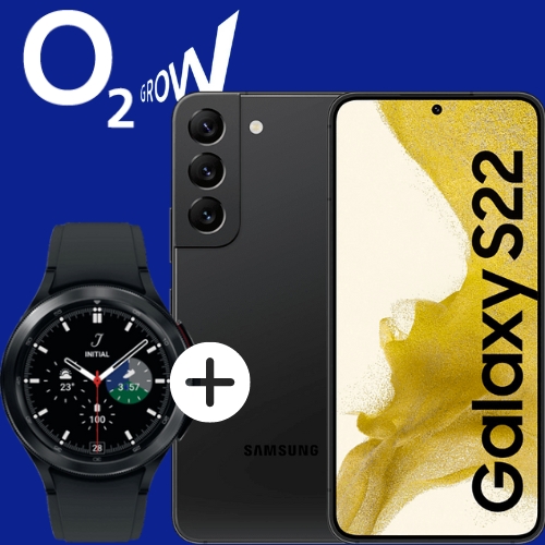 inkl. 100€ Bonus! 🔥 Samsung Galaxy S22 + Watch 5 für 9€ + o2 Grow Tarif