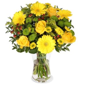 🌼 Gelber Blumenstrauß "Sonnenschein" für 21,99€ zzgl. Versand